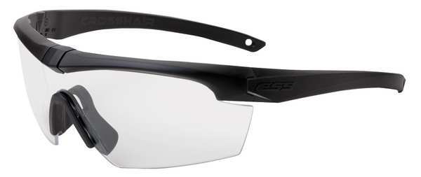 Ballistic Safety Glasses, Wraparound Clear Polycarbonate Lens, Anti-Fog, Scratch-Resistant