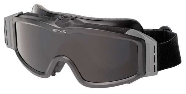 Tactical Safety Goggles, Clear, Gray, Smoke Anti-Fog, Scratch-Resistant Lens, 5SY4 Series