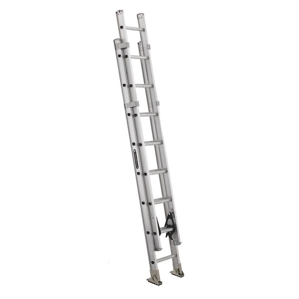 Aluminum Extension Ladder, 375 lb Load Capacity