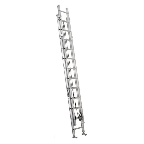 Aluminum Extension Ladder, 375 lb Load Capacity