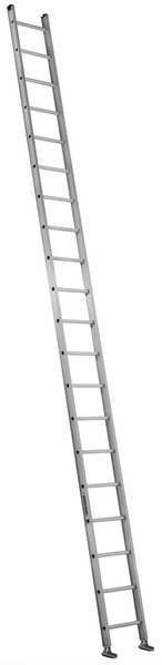 Straight Ladder, Aluminum, Natural Finish