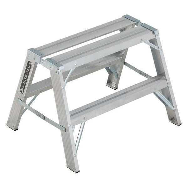 Sawhorse Ladder, Aluminum, 33-1/4 W, 25 H