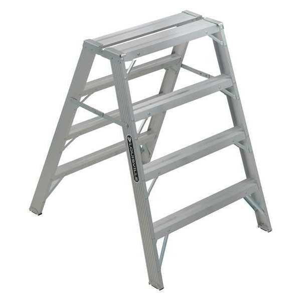 Sawhorse Ladder, Aluminum, 36-1/4 W, 49 H