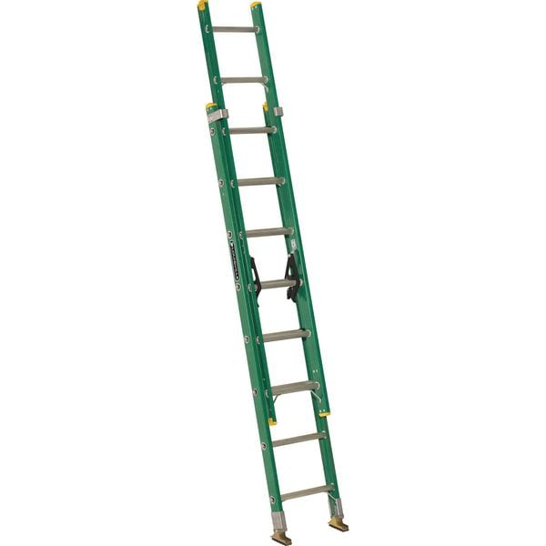 Fiberglass Extension Ladder, 225 lb Load Capacity