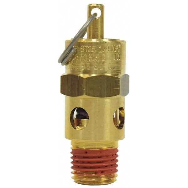 Air Safety Valve, 1/4 In Inlet, 270 psi