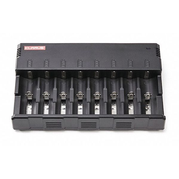 Battery Charger, Halo Light, 8-Bay