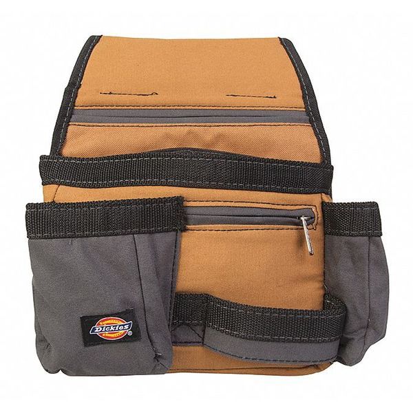 Gray/Tan Heavy Duty, Padded Canvas 11 Pockets