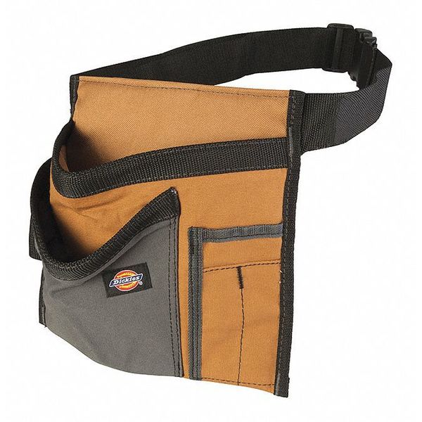 Gray/Tan Heavy Duty Canvas with Webbing Reinforced Pockets, High Impact Plastic Buckle 5 Pockets