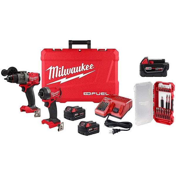 Combo Kit, 18V, 2.3 lb, Li Ion Battery