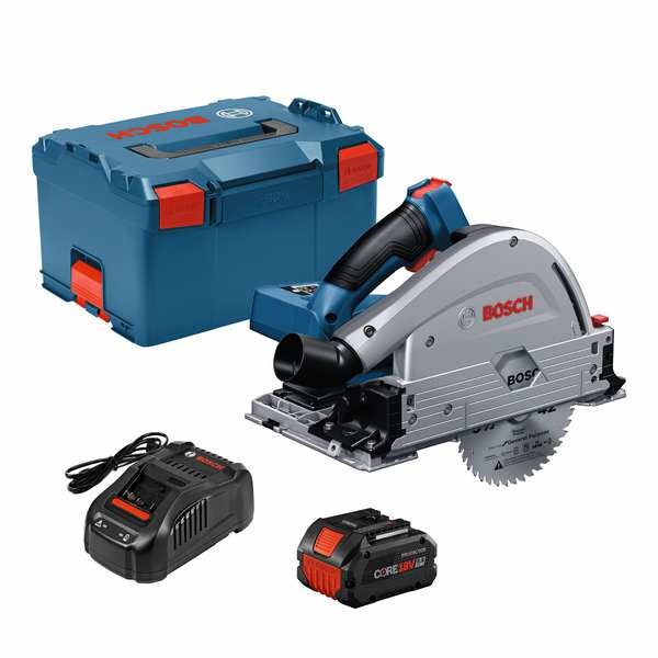 Track Saw Kit, 18V DC, 5,500 RPM
