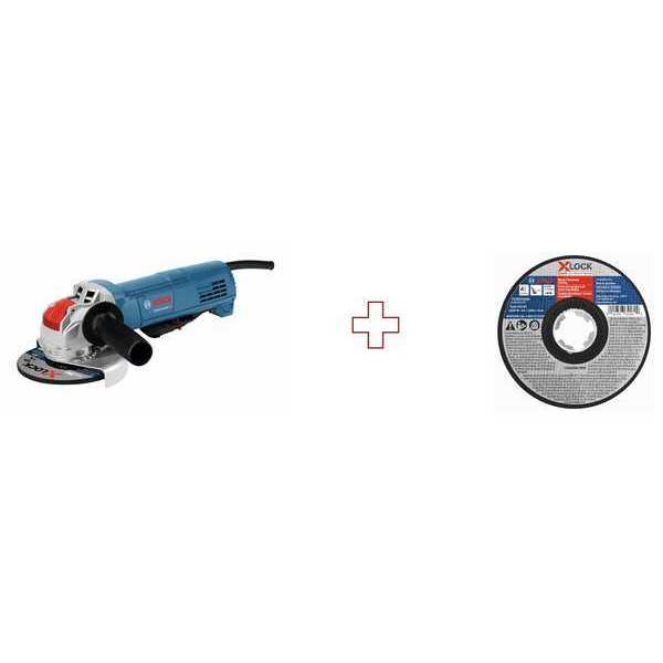 Angle Grinder, 10 A, 11,000 RPM