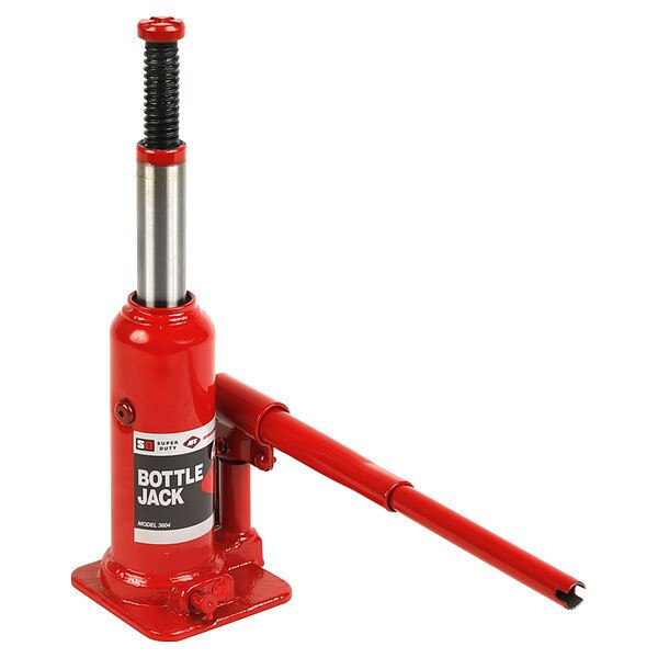 Bottle Jack, 4 ton, Max Lift 14 5/8