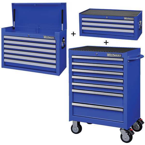 Rolling Cabinet, Interemediate, Blue