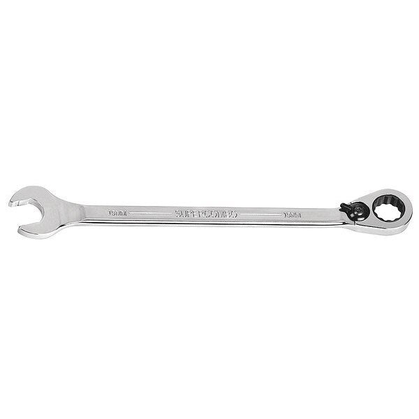 Williams Ratchet Combo Wrench, 12, 15mm, Revrsbl
