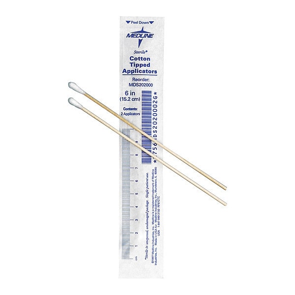 Sterile Cotton-Tip Applicators, 6