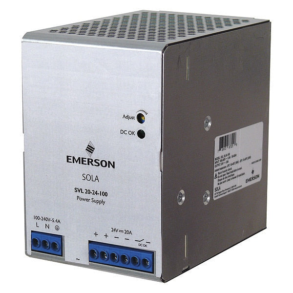 Din Rail Power Supply, 20 A, 480 W