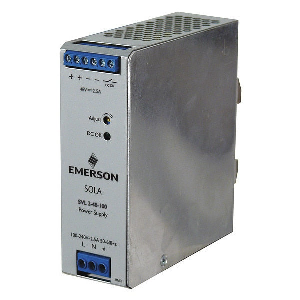 Din Rail Power Supply, 2.5 A, 120 W