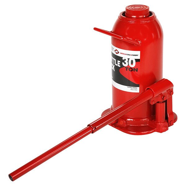 Bottle Jack, 30 ton, Max Lift 17 1/4