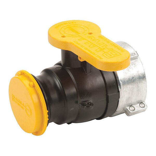 Spinweld Valve, QDC Outlet, Foil Seal, 2