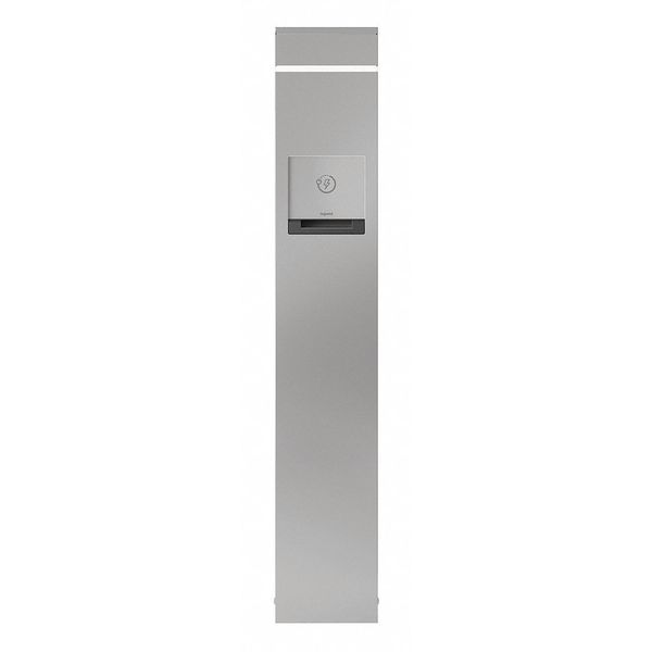 Outdoor Charging, Silv, 1 GFCI, 4 USB Port