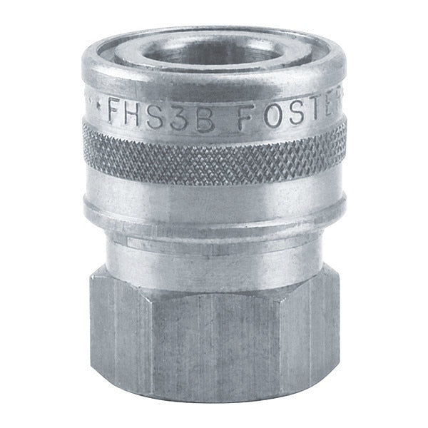 Socket, Strght Thru, Snap-Tite, Brass, 1/4