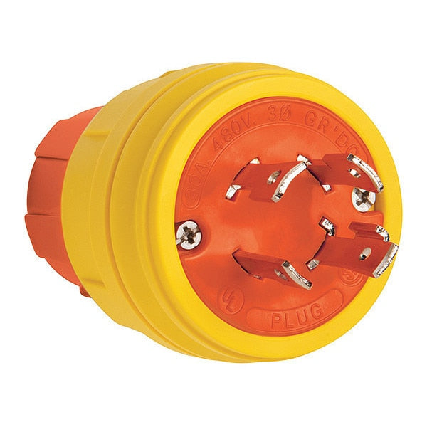 Steriguard, 30A, 3PH 480V, Turnlock Plug