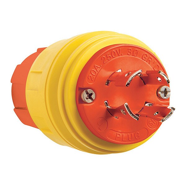 Steriguard, 20A, 3PH 250V, Turnlock Plug