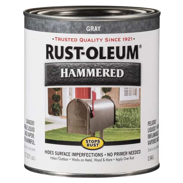Paint, Hammerd Gray, Interior/Exterior, 1QT