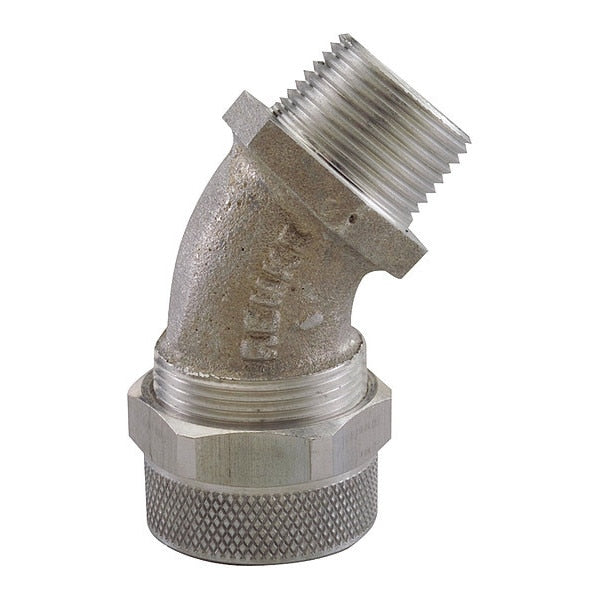 Cord Grip, Alum, 45 deg., 3/4