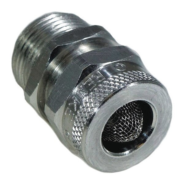 Drain Fitting, Aluminum, 1/2