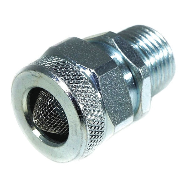 Drain Fitting, Steel, 1/2
