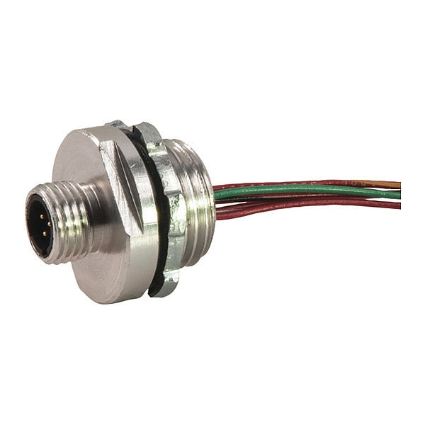 Receptacle Dual Key, M, 5 Pole, 1/2