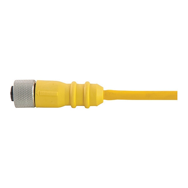 Cordset, Dual Key, TPE, Female, 4 Pole, 6 ft.