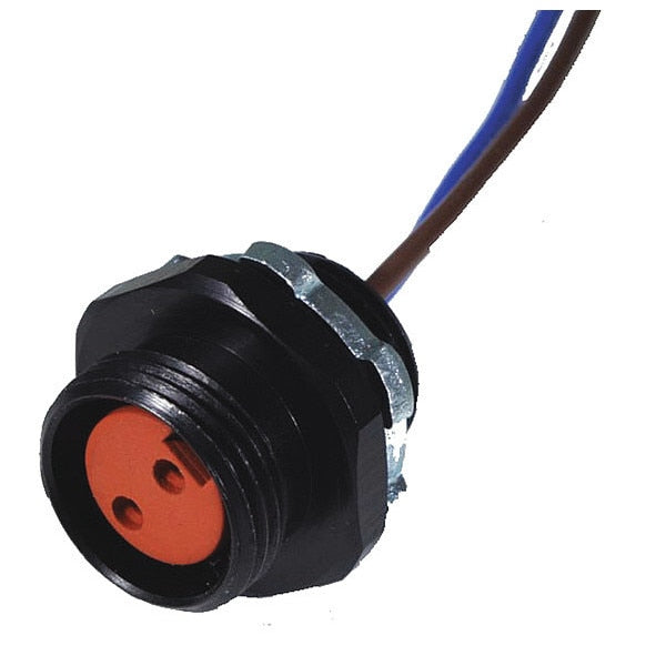 Receptacle, Mini, Hi-Temp Sil, F, 5 P, 1 ft.
