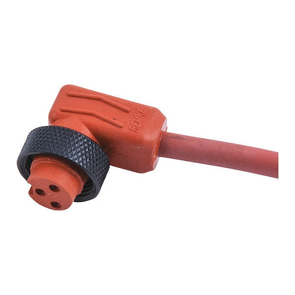 Cordset, Mini, Hi-Temp Sil, F, 2 Pole, 12 ft.