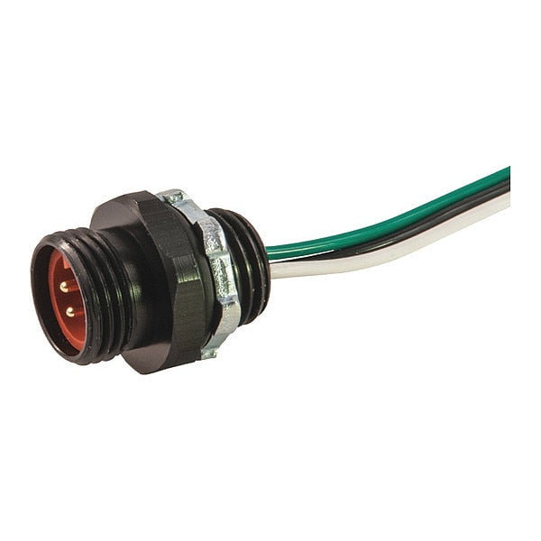 Receptacle, Mini, Hi-Temp Sil, M, 4 P, 1 ft.