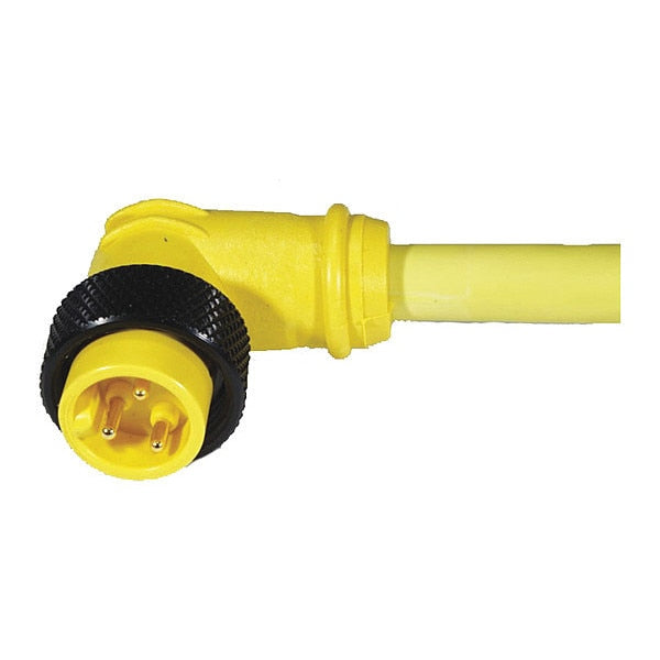 Cordset, Mini, PVC, Male, 8 Pole, 6 ft.