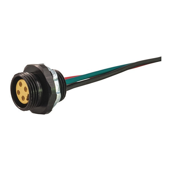 Receptacle, MiniFemale, 5 Pole, 1 ft.