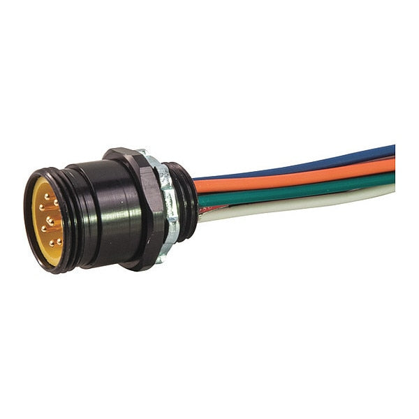 Receptacle, Mini, Male, 8 Pole, 1 ft.