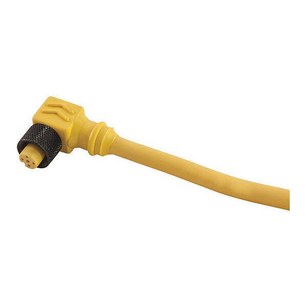 Cordset, Single Key, PUR, F, 3 Pole, 13.1 ft.