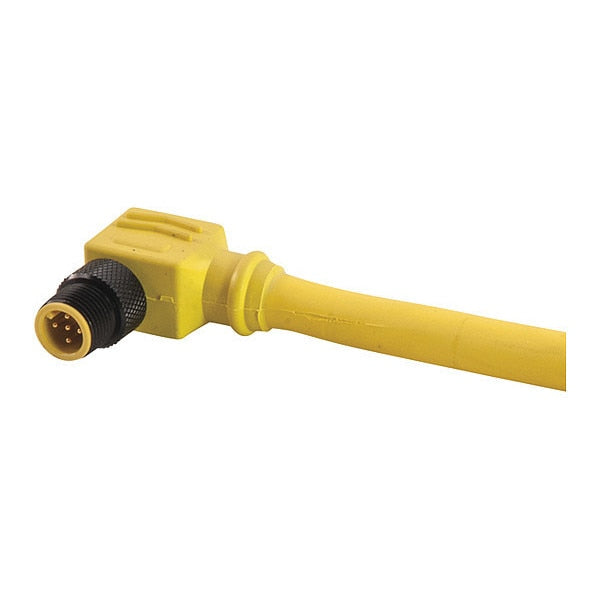 Cordset, Single Key, PVC, M, 4 Pole, 16.4 ft.