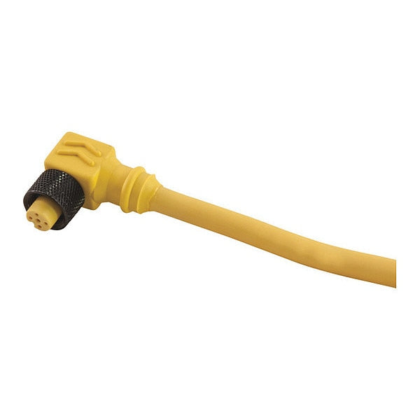 Cordset, Single Key, PVC, F, 3 Pole, 16.4 ft.