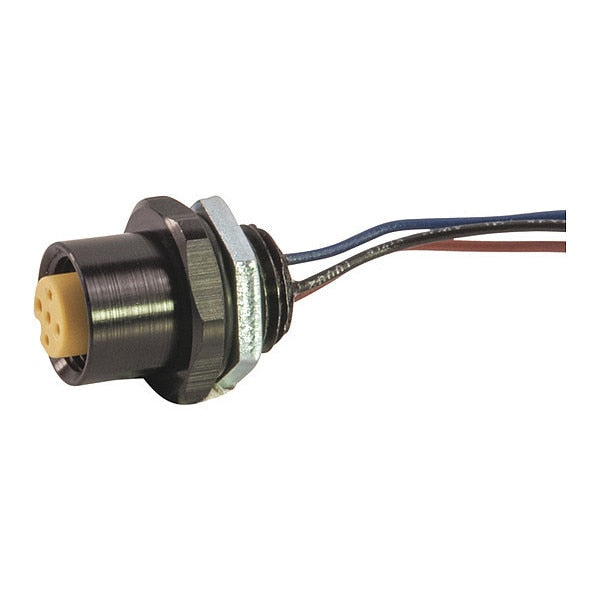 Receptacle, Single Key, Fale, 4 Pole, 1 ft.
