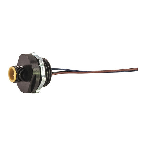 Receptacle, Single Key, Male, 5 Pole, 1 ft.