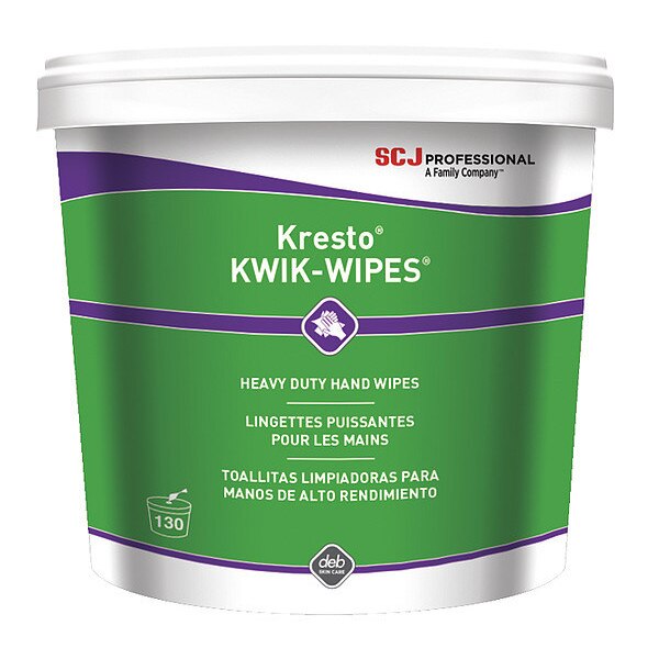 Cleansing Wipes, Heavy Duty, PK4