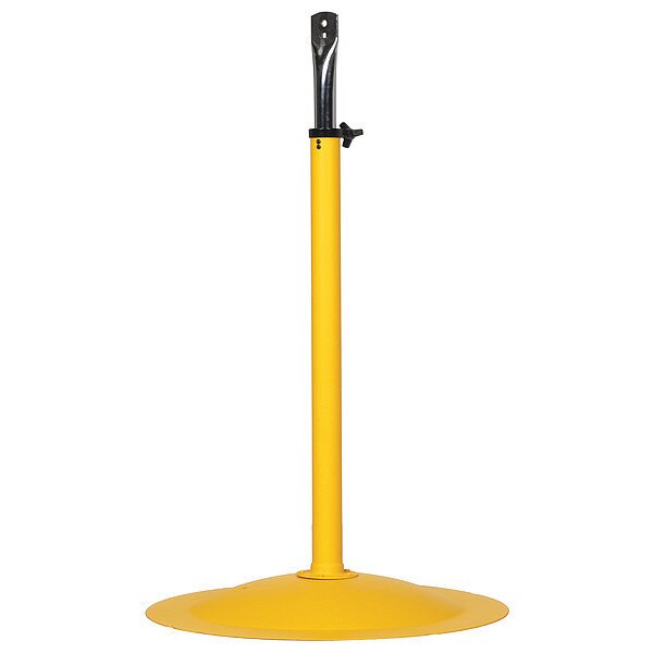 Fan Mount, HD Pedestal, Steel, Yellow