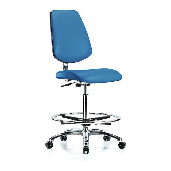 Vinyl High Bench Chair, 25-3/4