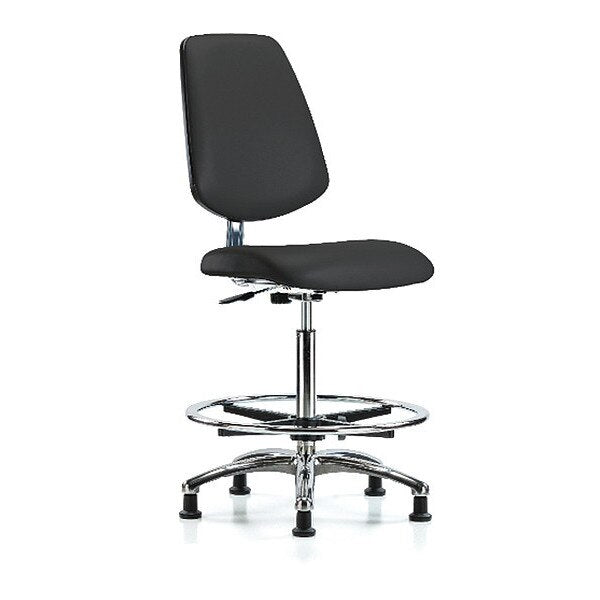 Vinyl High Bench Chair, 25-3/4