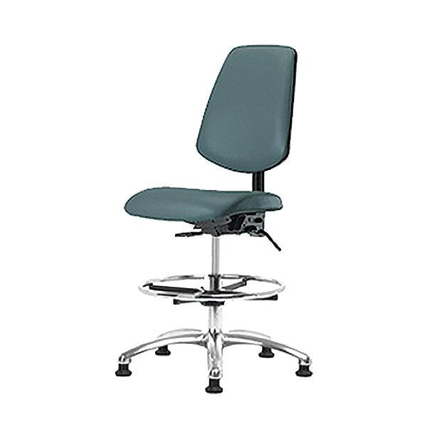 Vin Med Ben Chair w/ Med Bk CF Gld Blu