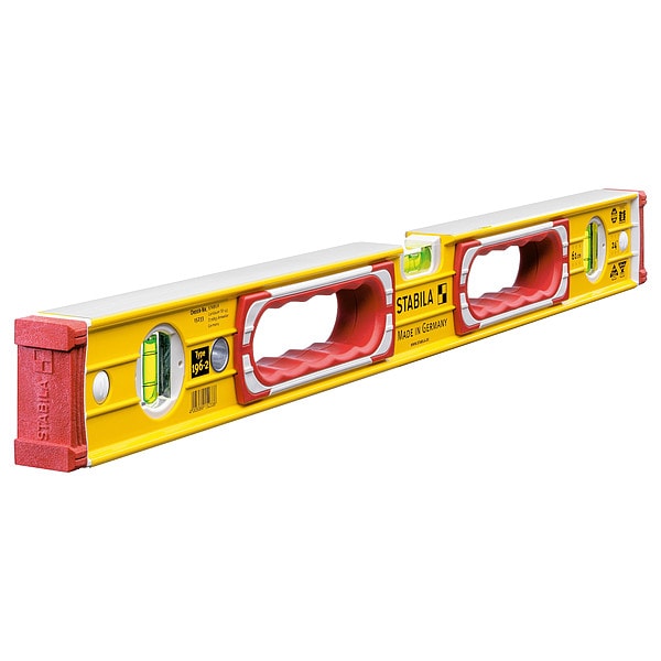 Box Level, Aluminum, 24 in L, 3 Vials